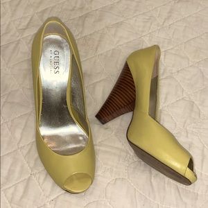 Guess Yellow Heels